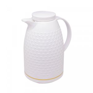 Garrafa Térmica de Plástico Renda Branca 1L - Wolff