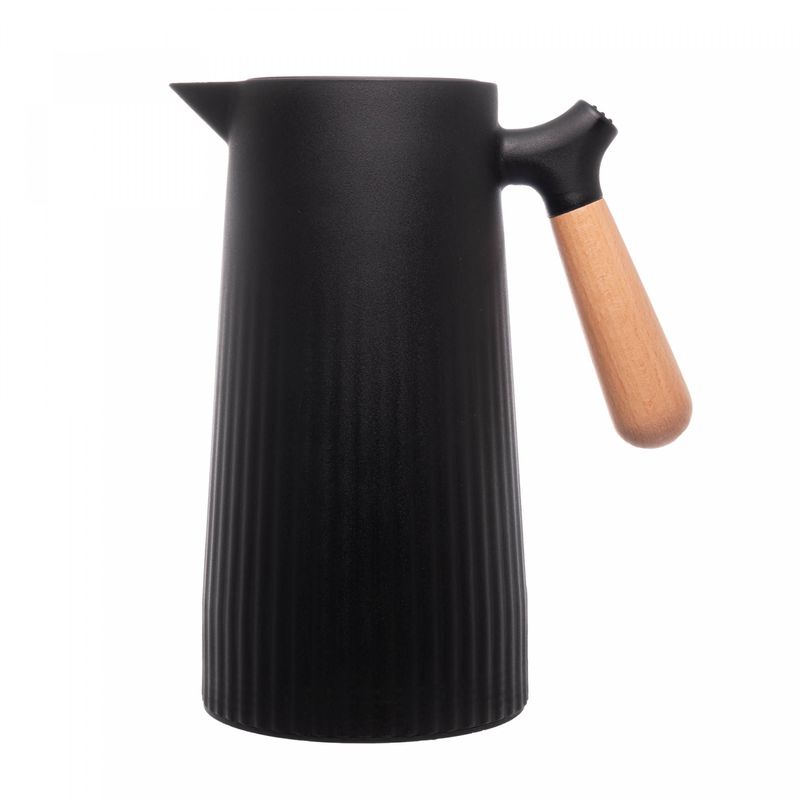 Garrafa-Termica-de-Plastico-com-Cabo-de-Madeira-New-Nordica-Preta-1L-Wolff