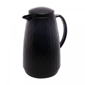 Garrafa Térmica de Plástico Peacock Preta 1L - Wolff