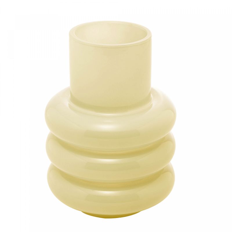 Vaso-de-Vidro-Gomos-Amarelo-18cm-x-18cm-x-23cm-Wolff