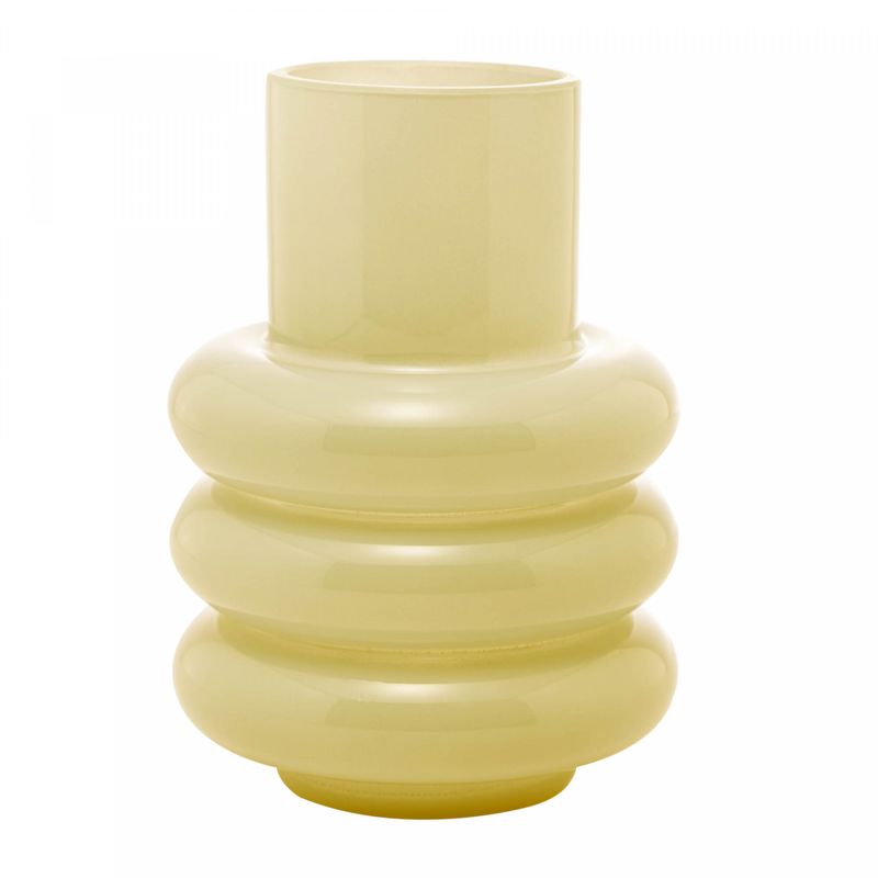 Vaso-de-Vidro-Gomos-Amarelo-18cm-x-18cm-x-23cm-Wolff