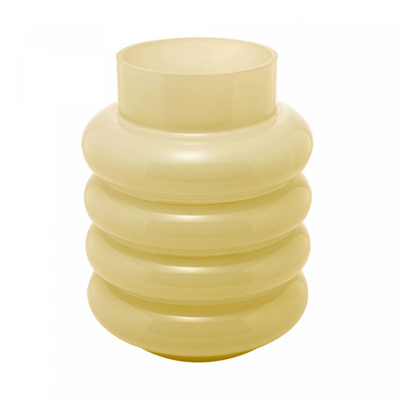 Vaso-de-Vidro-Gomos-Amarelo-15cm-x-15cm-x-20cm-Wolff