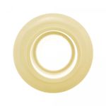 Vaso-de-Vidro-Gomos-Amarelo-15cm-x-15cm-x-20cm-Wolff