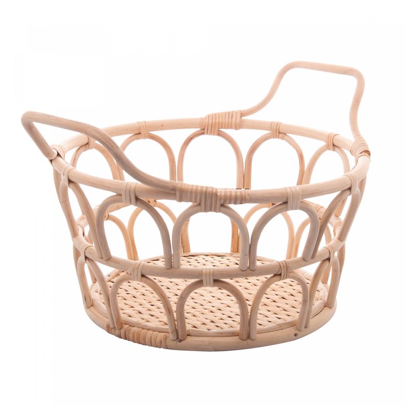Cesto-Decorativo-de-Rattan-com-Alca-Nature-37cm-x-30cm-x-185cm-Wolff
