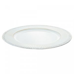 Sousplat de Plástico Branco 33cm x 2cm Wolff