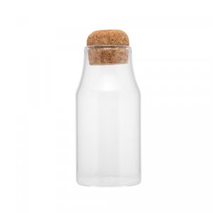 Porta Mantimento de Vidro Borossilicato com Tampa Rolha 250ml - Wolff