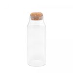 Porta-Mantimento-de-Vidro-Borossilicato-com-Tampa-Rolha-390ml-Wolff