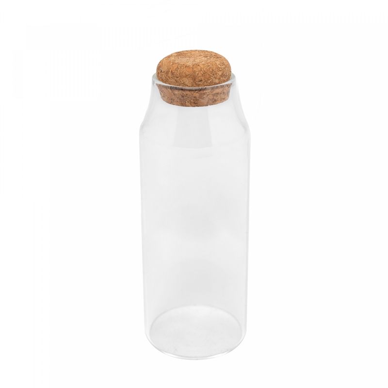 Porta-Mantimento-de-Vidro-Borossilicato-com-Tampa-Rolha-390ml-Wolff