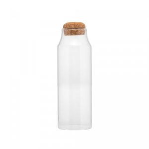 Porta Mantimento de Vidro Borossilicato com Tampa Rolha 390ml - Wolff