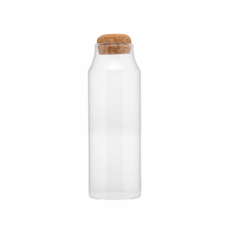 Porta-Mantimento-de-Vidro-Borossilicato-com-Tampa-Rolha-390ml-Wolff