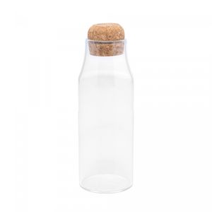 Porta Mantimento de Vidro Borossilicato com Tampa Rolha 820ml - Wolff