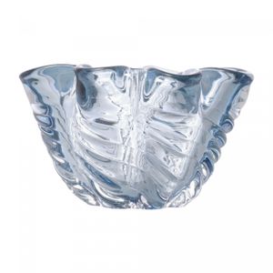 Centro de Mesa de Vidro Italy Azul 15,5cm x 15,5cm x 9cm - Wolff
