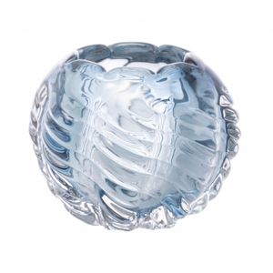 Centro de Mesa de Vidro Italy Azul 12cm x 12cm x 9,5cm - Wolff