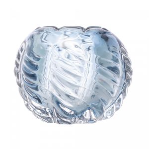 Centro de Mesa de Vidro Italy Azul 12cm x 12cm x 9,5cm - Wolff