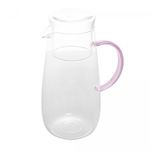 Jarra-de-Vidro-Borossilicato-com-Alca-e-Copo-Fun-Rosa-13L-Wolff