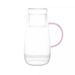 Jarra-de-Vidro-Borossilicato-com-Alca-e-Copo-Fun-Rosa-13L-Wolff