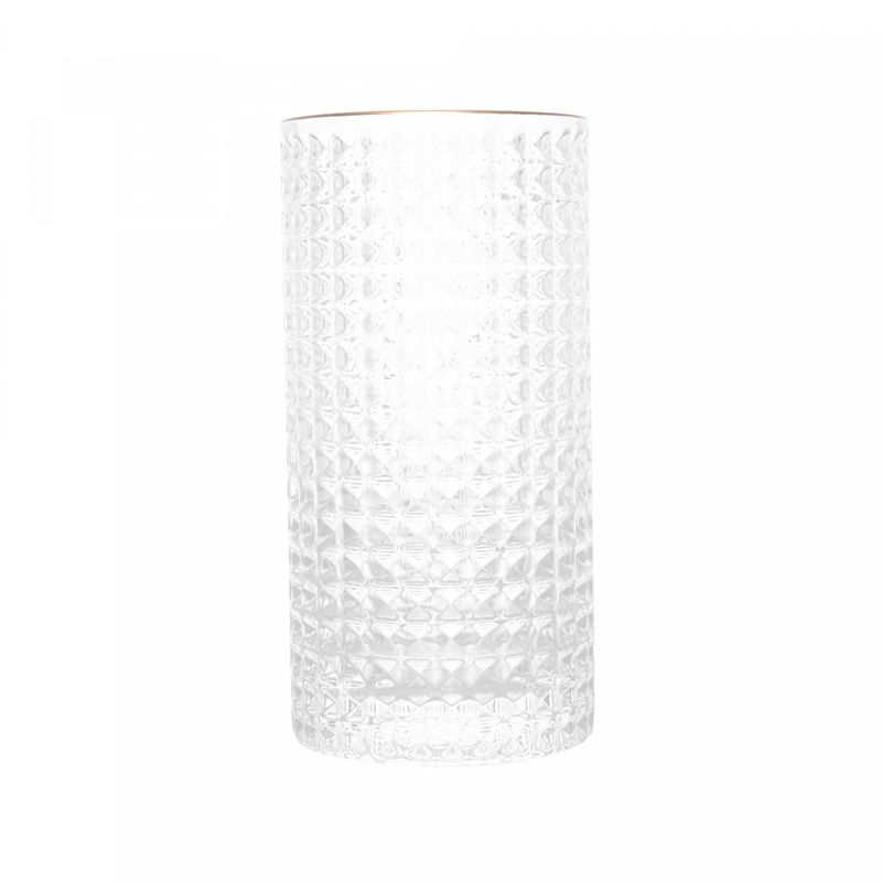 Conjunto-2-Copos-Altos-de-Vidro-com-Borda-Dourada-Spike-400ml-Wolff