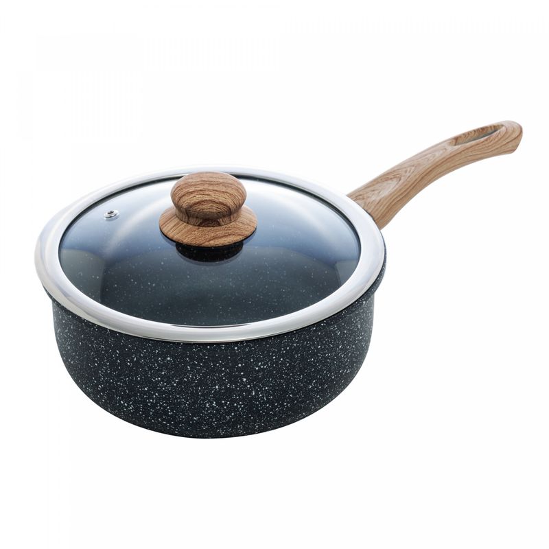 Panela-de-Inducao-em-Aluminio-com-Revestimento-Ceramico-e-Tampa-de-Vidro-Granilite-Preta-24cm