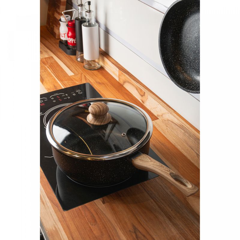 Panela-de-Inducao-em-Aluminio-com-Revestimento-Ceramico-e-Tampa-de-Vidro-Granilite-Preta-24cm