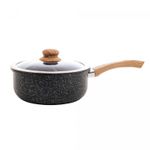 Panela-de-Inducao-em-Aluminio-com-Revestimento-Ceramico-e-Tampa-de-Vidro-Granilite-Preta-20cm-