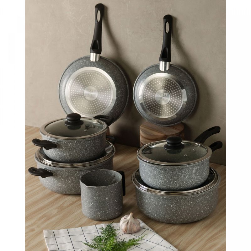 Panela-de-Inducao-em-Aluminio-com-Revestimento-Ceramico-e-Tampa-de-Vidro-Granilite-Preta-20cm-