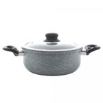 Cacarola-de-Inducao-em-Aluminio-com-Revestimento-Ceramico-e-Tampa-de-Vidro-Granilite-Cinza-24cm-