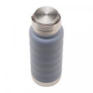 Garrafa Térmica de Aço Inox com Alça Trekk Cinza 600ml - Wolff