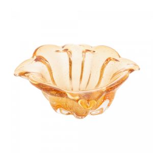 Centro de Mesa de Vidro Italy Âmbar 11,5cm x 7cm - Wolff