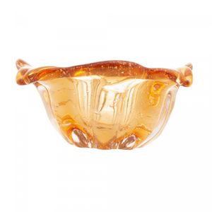 Centro de Mesa de Vidro Italy Âmbar 11,5cm x 7cm - Wolff