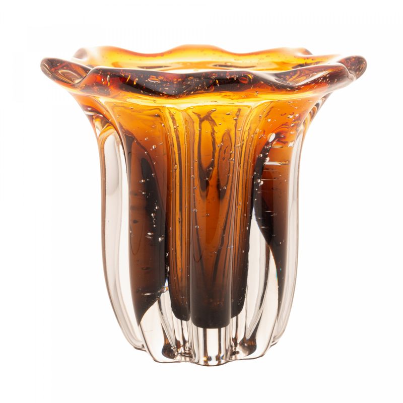 Vaso-de-Vidro-Italy-Ambar-e-Marrom-145cm-x-13cm-Wolff