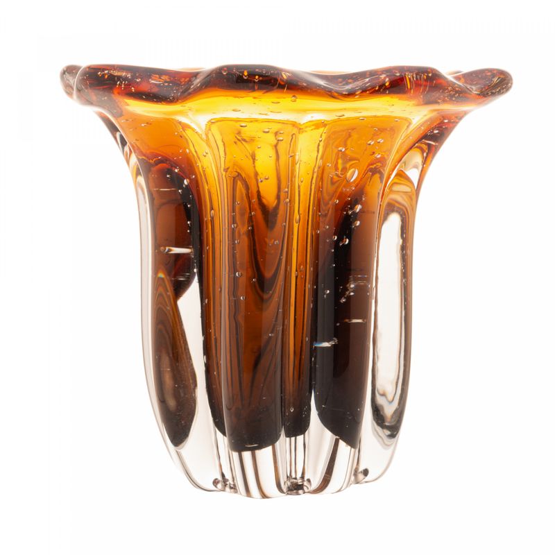 Vaso-de-Vidro-Italy-Ambar-e-Marrom-145cm-x-13cm-Wolff