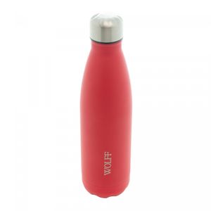 Garrafa Térmica de Aço Inox Parede Dupla Ice Vermelha 500ml - Wolff