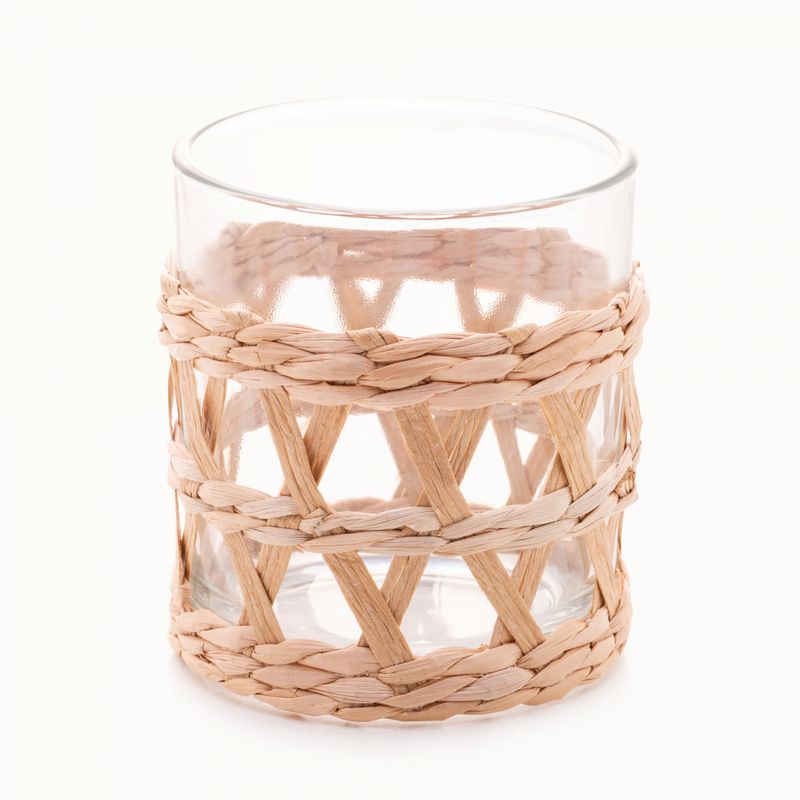 Conjunto-de-4-Copos-Baixos-de-Vidro-com-Sisal-320ml-Wolff