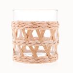 Conjunto-de-4-Copos-Baixos-de-Vidro-com-Sisal-320ml-Wolff