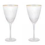 Conjunto-2-Tacas-para-Vinho-De-Vidro-Com-Borda-Dourada-Lines-400Ml-Wolff