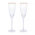 Conjunto-2-Tacas-para-Champanhe-De-Vidro-Com-Borda-Dourada-Lines-300Ml-Wolff