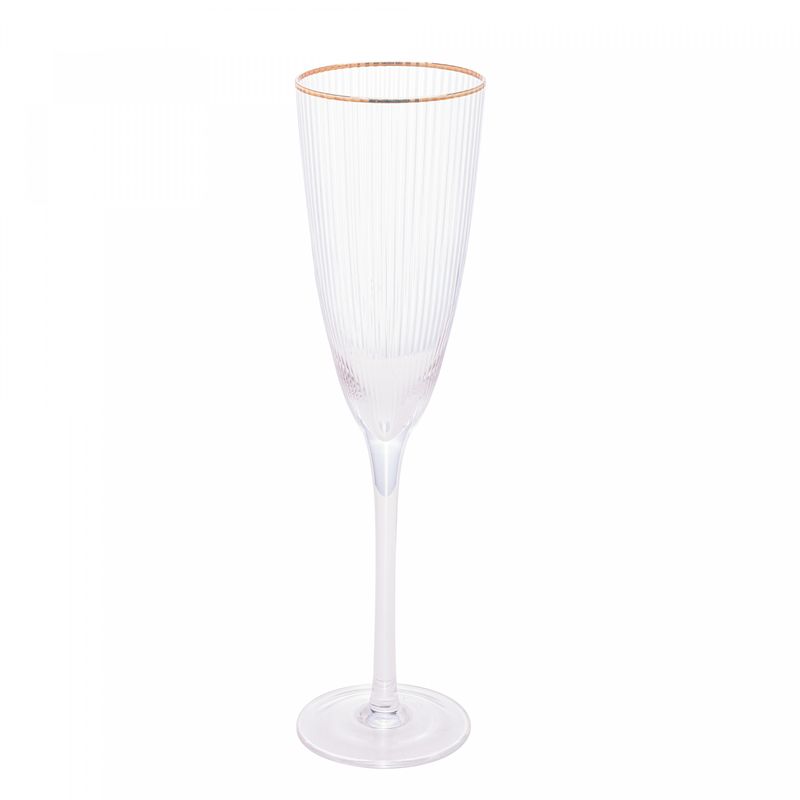 Conjunto-2-Tacas-para-Champanhe-De-Vidro-Com-Borda-Dourada-Lines-300Ml-Wolff
