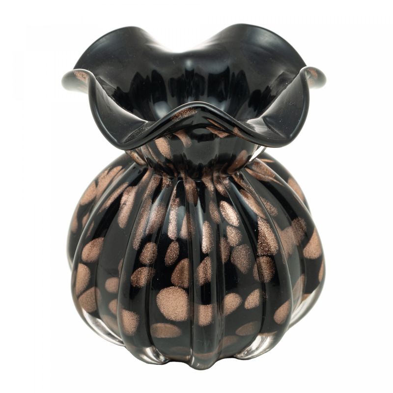 Vaso-de-Vidro-Italy-Preto-e-Rose-10cm-x-11cm-Wolff