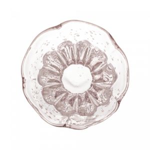 Vaso de Vidro Italy Rosa Claro 11,5cm x 13cm - Wolff