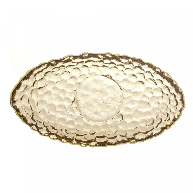Bowl-de-Cristal-Martelado-com-Borda-Dourada-Taj-Ambar-195cm-x-11cm-x-5cm-Wolff