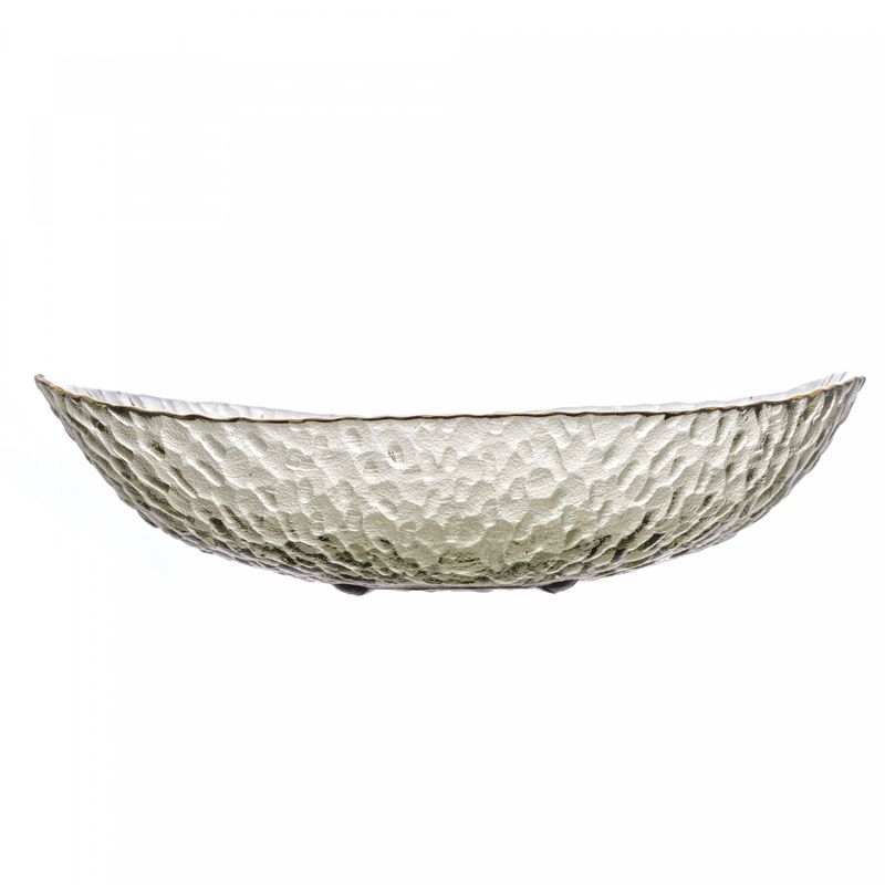 Bowl-de-Cristal-Martelado-com-Borda-Dourada-Taj-Verde-25cm-x-13cm-x-6cm-Wolff