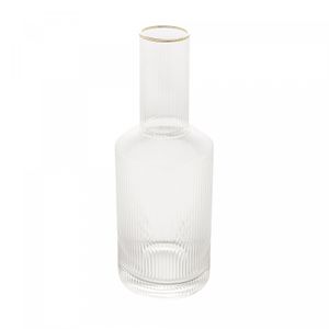 Garrafa de Cristal com Fio de Ouro Lines 800ml - Wolff