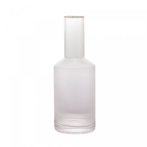 Garrafa de Cristal com Fio de Ouro Lines 800ml - Wolff