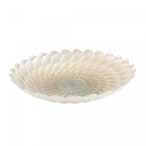 Centro de Mesa de Vidro Belgravia Heavy Luster 40cm x 7cm - Wolff
