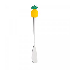 Conjunto 4 Espátulas de Aço Inox Fruit Prata - Wolff
