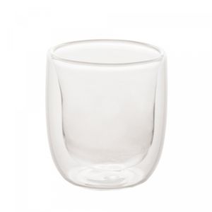 Conjunto 2 Copos de Café Parede Dupla de Vidro Borossilicato 100ml - Wolff