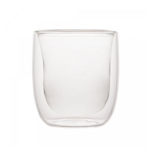 Conjunto 2 Copos de Café Parede Dupla de Vidro Borossilicato 100ml - Wolff