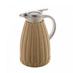 Garrafa-Termica-de-Aco-Inox-com-Rattan-Plastico-Bege-15L-Wolff