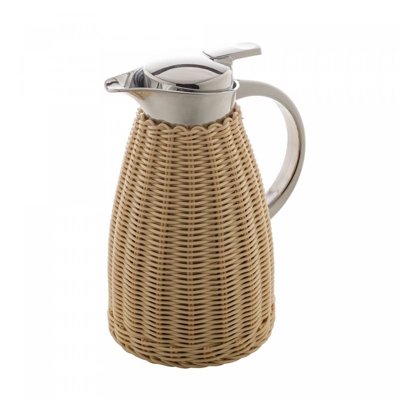 Garrafa-Termica-de-Aco-Inox-com-Rattan-Plastico-Bege-15L-Wolff