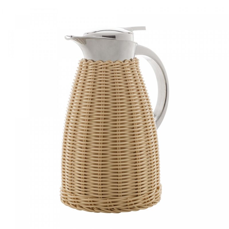 Garrafa-Termica-de-Aco-Inox-com-Rattan-Plastico-Bege-15L-Wolff